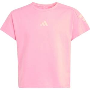 Adidas Детска тениска adidas Kid's Future Icons 3-Stripes Tee T-shirt - St Tropic Bloom / True Pink - размер 116 (EU) (704-6095-0211)