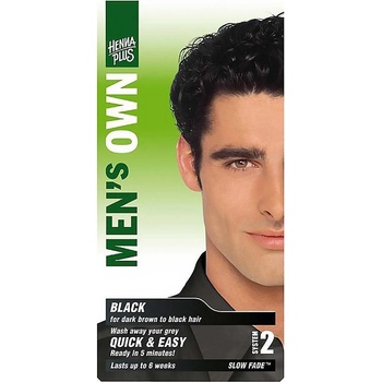 HennaPlus přírodní barva na vlasy pro muže Men Own černá 80 ml