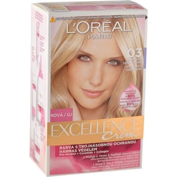 L'Oréal Paris Excellence Creme Triple Protection barva na vlasy na barvené vlasy 9 Natural Light Blonde 48 ml