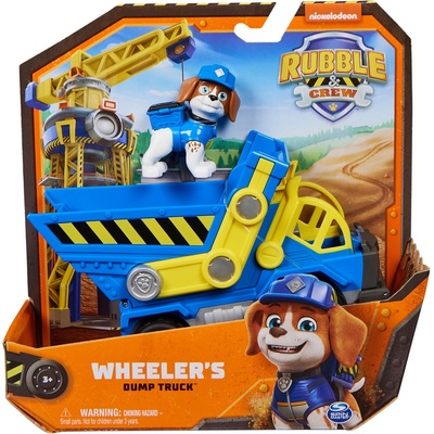 Spin Master Игрален комплект Spin Master Paw Patrol Rubble & Crew - Самосвалът на Уилър (6066528)