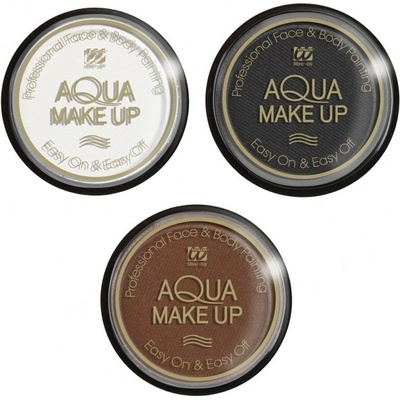 Barva na obličej a tělo Aqua Make Up bílá