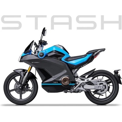 Vmoto STASH – elektrický motocykl, výkon 15 kW 120 km/h Modrá – Zbozi.Blesk.cz