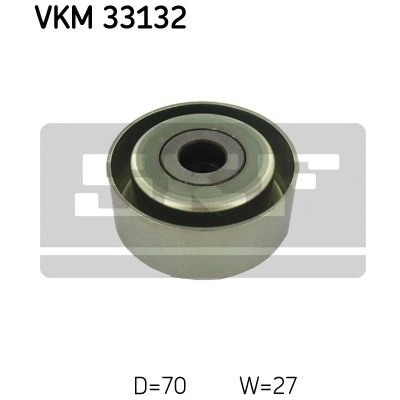 Vratná/vodiaca kladka rebrovaného klinového remeňa SKF VKM 33132