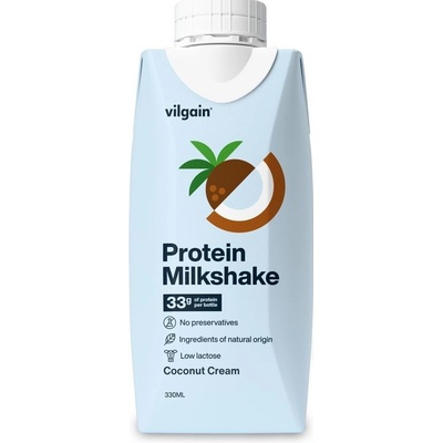 Vilgain Protein Milkshake kokosový krém 330 ml – Zboží Dáma