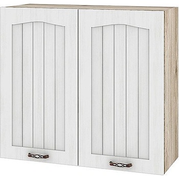 ИРИМ Горен кухненски шкаф Сити АРФ-Бяло фладер-04-4 80 см