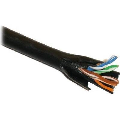 PlanetElite KAB-UTP5E-D-PE-PE Cat5E, drát, dvojitý venkovní PE+PE, 305m, černý