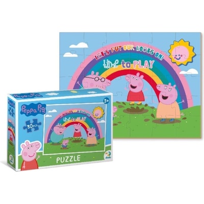 DODO Prasátko Peppa Duha 30 dílků