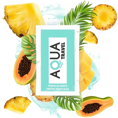 Aqua Travel Lubrikant Vodný Tropické Ovocie 6 ml