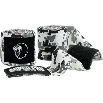Image 1 of SUPER PRO Бинтове за Бокс Super Pro 250см Black/Grey/White