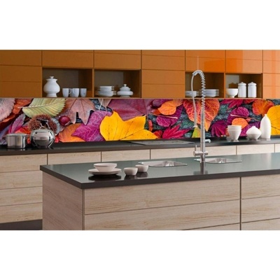 DIMEX ART Фототапет за кухня - есенни листа 350 x 60 см