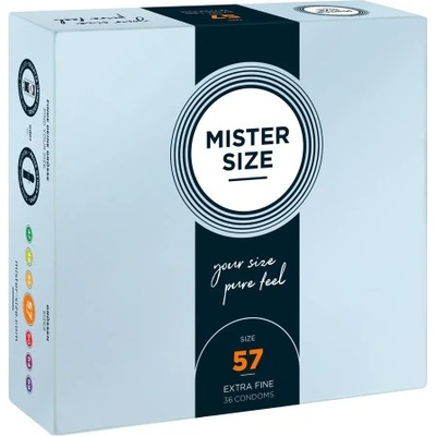 MISTER SIZE 36 бр. Тънки презервативи Mister Size 57 мм