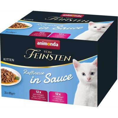 animonda vom Feinsten Raffinesse v omáčce pro koťata 24 × 85 g