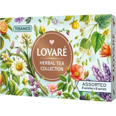 Lovare Herbal Collection sada bylinných nálevov 8 x 8 vrecúšok