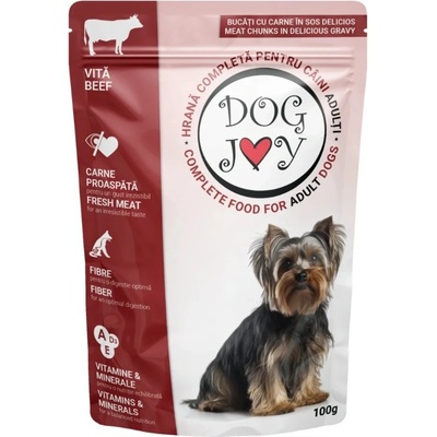 Dog Joy hovězí v omáčce 100 g