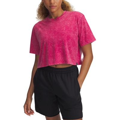 UNDER ARMOUR-UA Rival Dámske tričko s krátkym rukávom Wash SS-PPL Fialová
