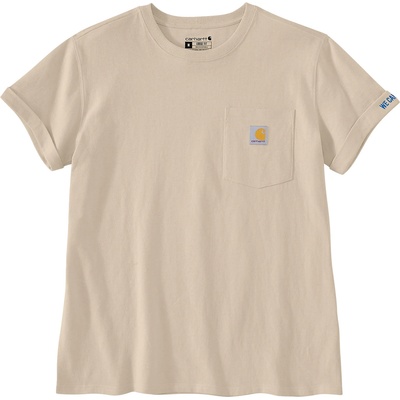 Carhartt Дамска тениска Carhartt Women's Dearborn Loose Rosie T-shirt - Oat Milk (916-6677-0212)