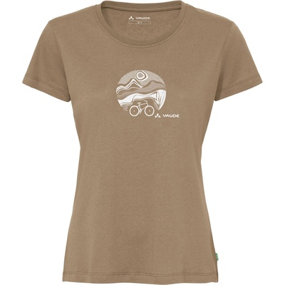 Vaude Дамска фланелка с къс ръкав за колоездене Vaude Women's Cyclist V T-shirt - Oat - размер 42 (EU) (116-5953-2215)