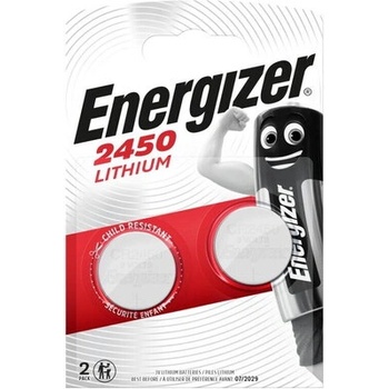 Energizer Бутонна батерия литиева Energizer CR-2450 3V 2бр (ENERG-BL-CR2450-2PK)