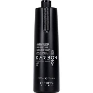 Echosline Терапевтичен веган шампоан с органичен въглен Echosline Karbon 9 Shampoo 1000мл