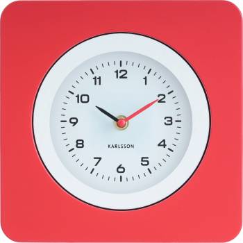 Karlsson New Vintage стенен часовник, светлочервен (KA6050RD)