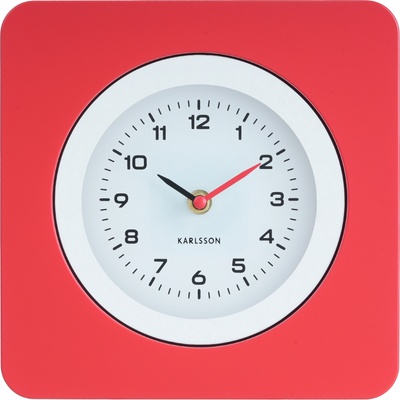 Karlsson New Vintage стенен часовник, светлочервен (KA6050RD)