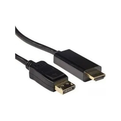 ActiveJet Кабел ACT AK3991 DisplayPort мъжко HDMIA мъжко 3м Черен, EWENT-ACT-CAB-AK3991