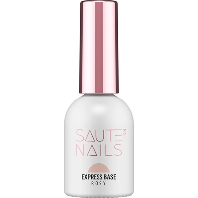 Express Base Rosy Ružová Samovyrovnávacia Hybridná Báza Saute Nails