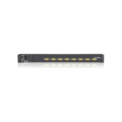 ATEN 8-Port 19 LCD KVM Switch (USB - PS/2 VGA) Scandinavian Keyboard layout,