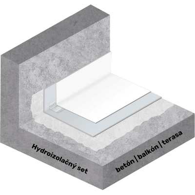 IZOLUJTO.CZ Hydroizolační sada na beton, balkon, terasu 5 m²