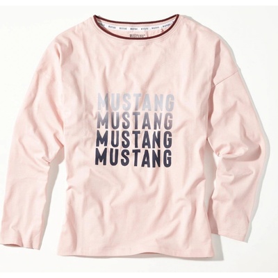 MUSTANG Dámske tričko s dlhým rukávom HAILEY ružové