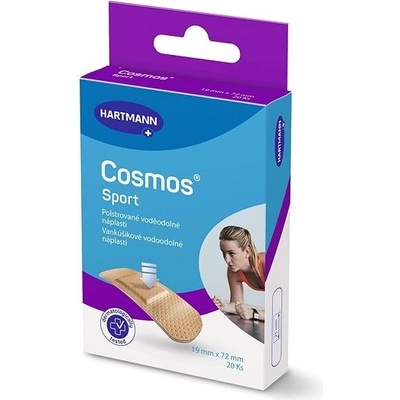 Cosmos Náplast na sport - 1,9 x 7,2 cm (20 ks)