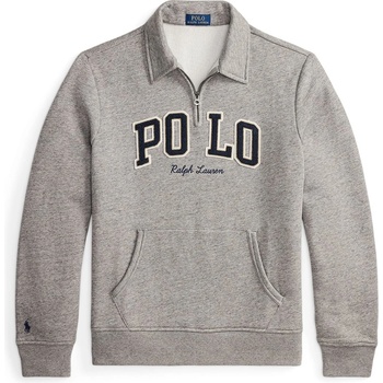 Ralph Lauren Men's 1/4 Zip Fleece - DarkVntge Hthr