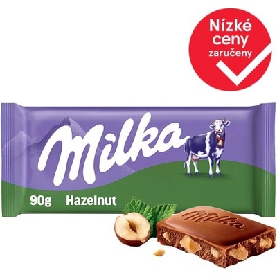 Milka čokoláda oříšková 90 g