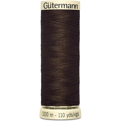 406 Univerzální šicí nit Gütermann 100% PES, hnědá