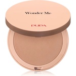 PUPA Milano Wonder Me Bronzer компактна бронзираща пудра за перфектна кожа цвят 001 - Light Neutral 7.5 гр