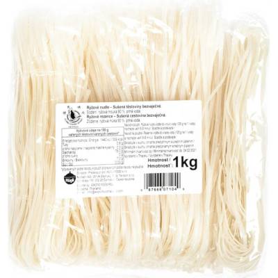 Flying Goose Nudle rýžové široké 1 kg