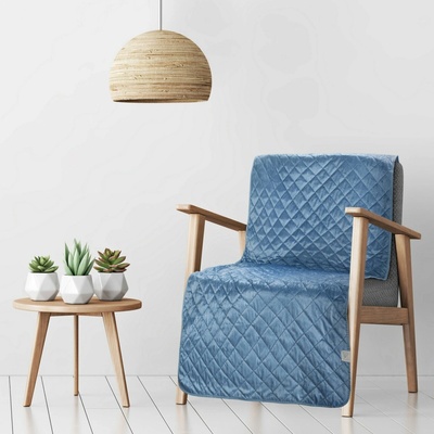 Design 91 PŘEHOZ NA KŘESLO D91 LUIZ 5 70X160 CM SVĚTLEMODRÁ