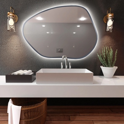 Baltica Design Bright Stain I 70x50 cm strieborná 5904107918914