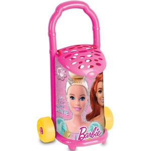  Детска Количка за Пазаруване Барби, С плодове и зеленчуци, Barbie Market shopping cart, 31х21х58 cm