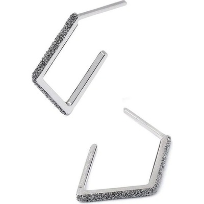 Rebecca Сребърни дамски обеци с диамантен прах Rebecca SJLOAA42 (SJLOAA42)