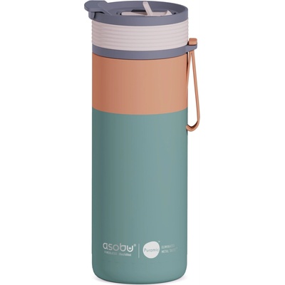 Asobu termohrnek 600 ml zelený oranžový