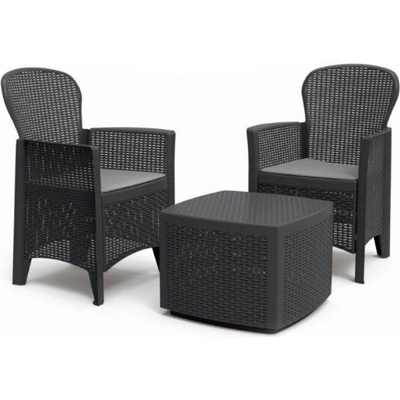 I.P.A.E-Progarden Zahradní set TREE, 3-dílný, antracitová TREC12AG – Zbozi.Blesk.cz