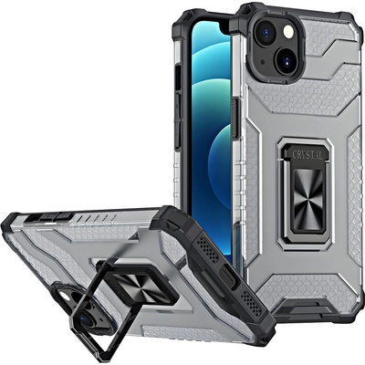 Apple Калъф Crystal Ring Case за Apple iPhone 13 - Черен KP13871