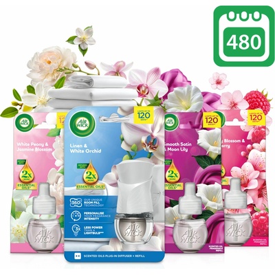 AIR WICK Elektrický set 4 x 19 ml