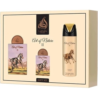 Lattafa Perfumes Pride Art Of Nature II подаръчен комплект с парфюмна вода 100мл унисекс 1 бр