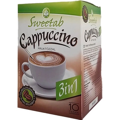 Sweetab Instantná káva 3v1 Capuccino 10 x 10 g
