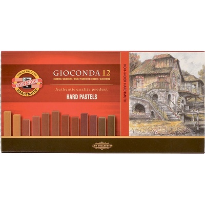 GIOCONDA olejové odstín hnědé 12 ks