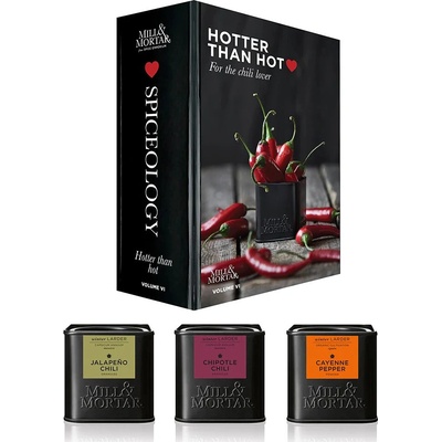 Mill & Mortar Výber chilli Hotter than hot sada 3 ks