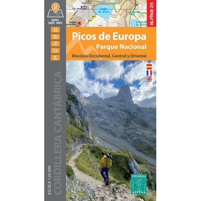 mapa Picos de Europa 1:25 t.