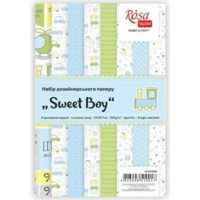 Sada scrapbookingových papírů Sweet Boy 21 x 29,7 cm